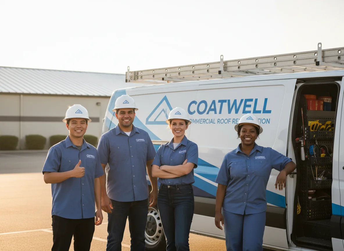 Commercial roof coating company in Bradley, ME